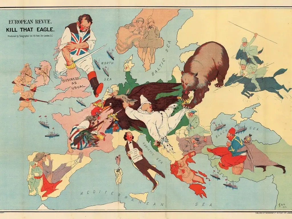 The hegemonic rivalry of the British Empire with the German Empire